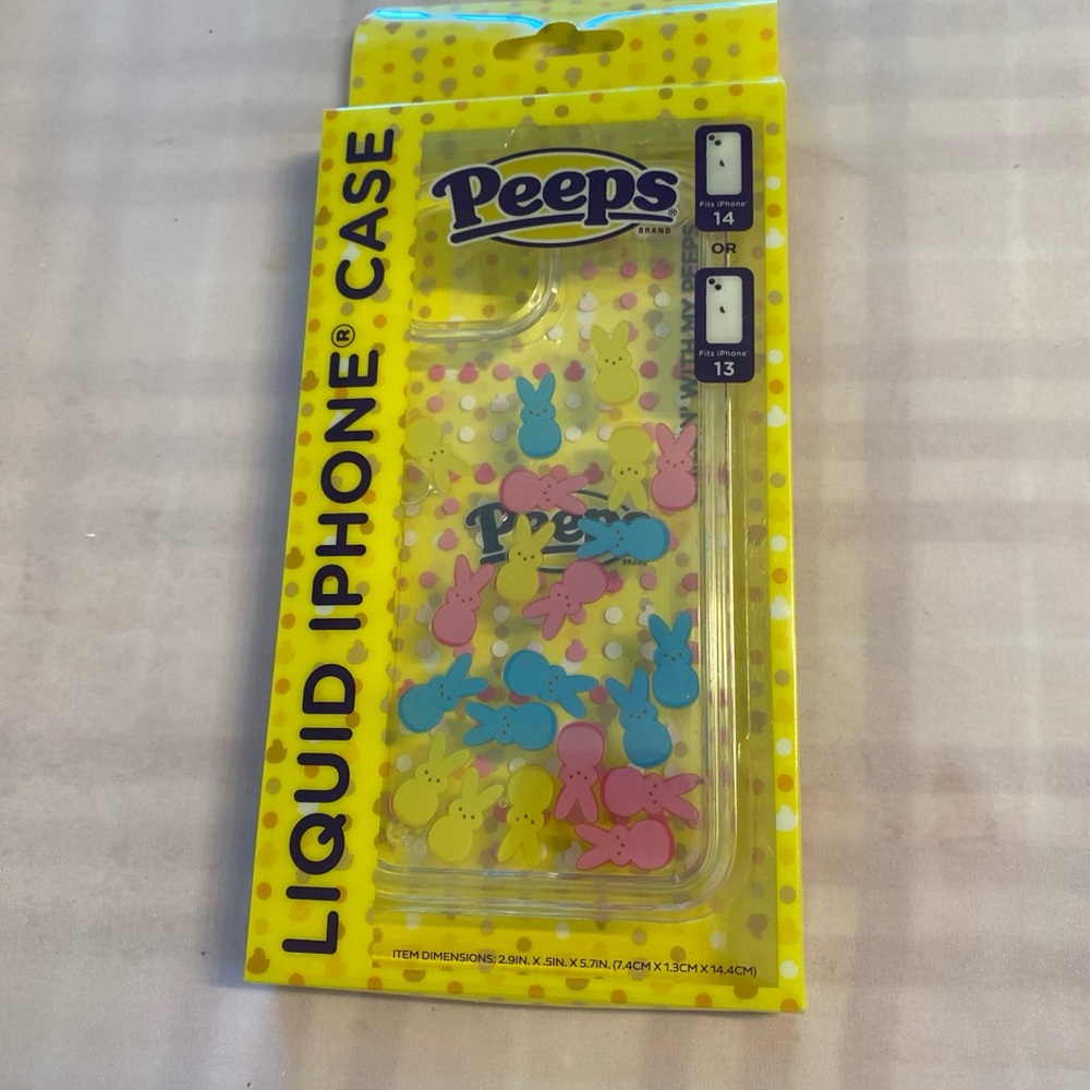 Propet Liquid iPhone Case Yellow Pink fits 13/14